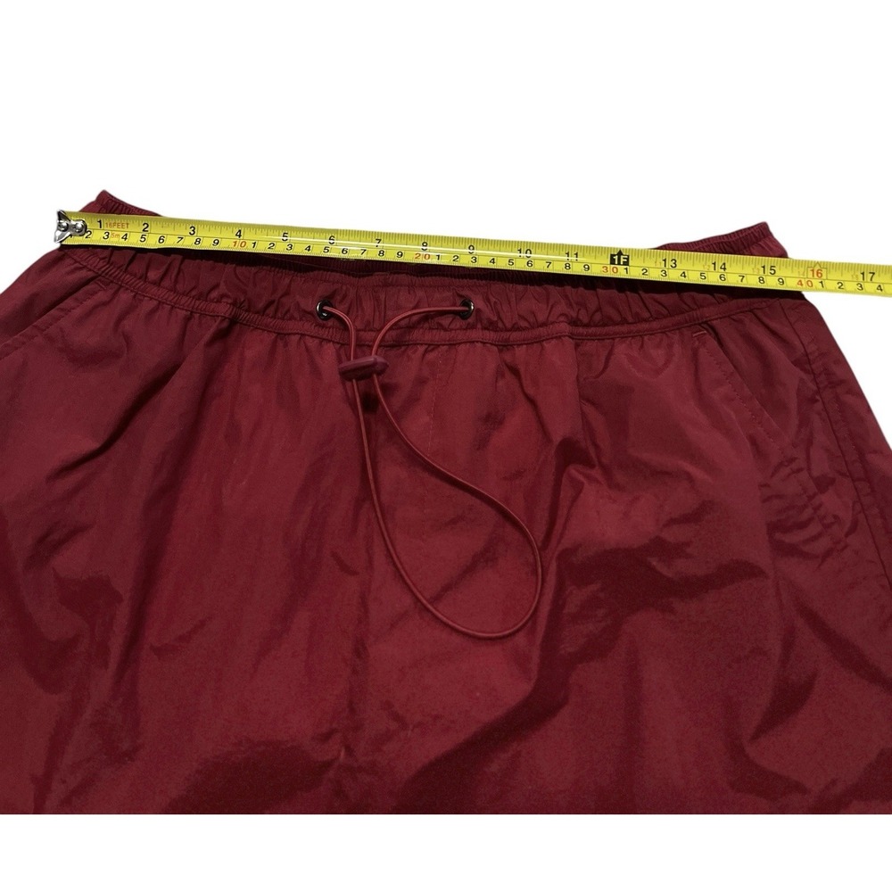 Voit Men's Red Cargo Swim Trunks Size Large Nylon Mesh Lined Y2K Style 8" Inseam - Picture 8 of 11
